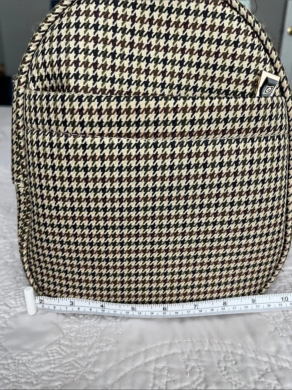 London Fog Cambridge II 16-inch Houndstooth Satchel carry-on